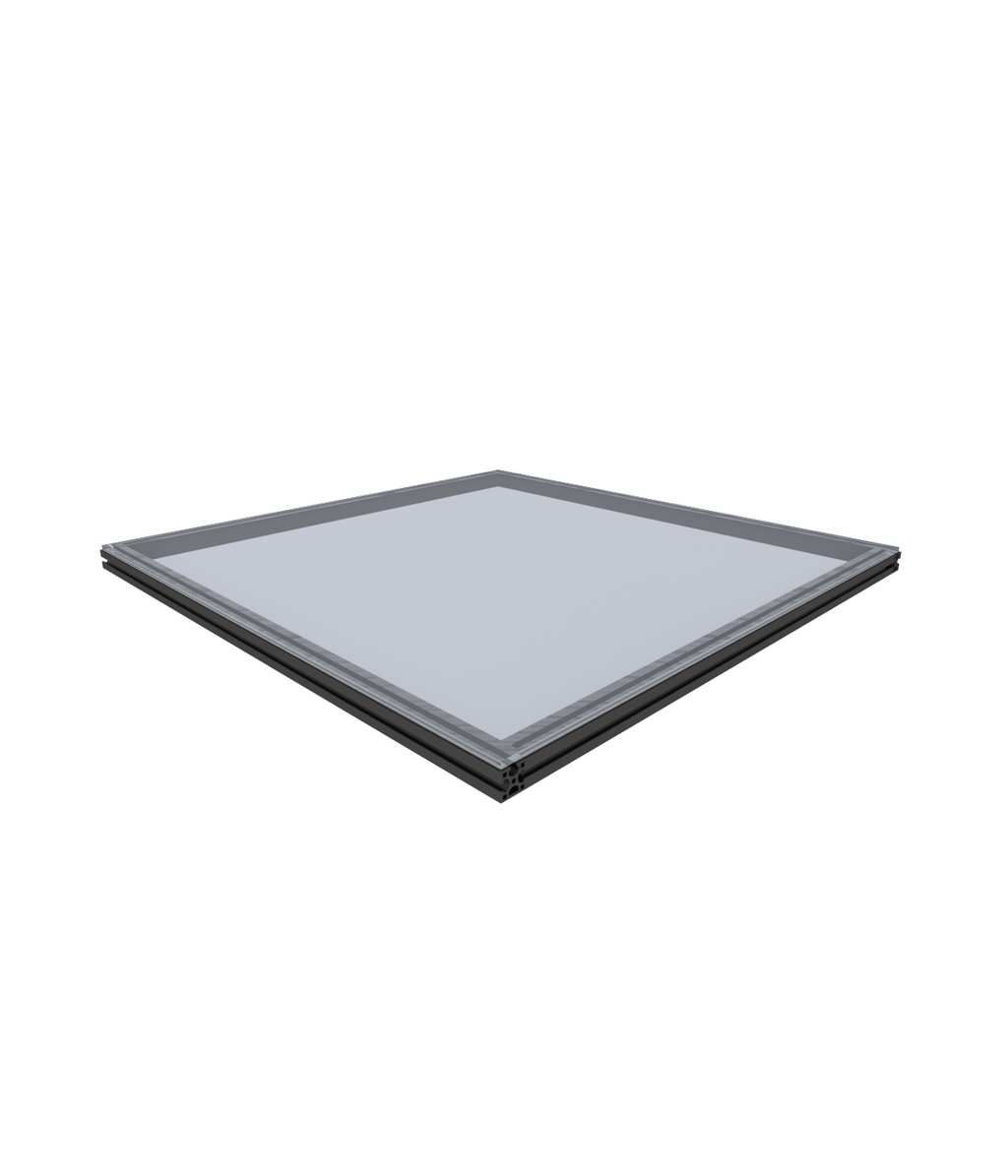 DF120 adjustable half shelf for Moduspace display cases