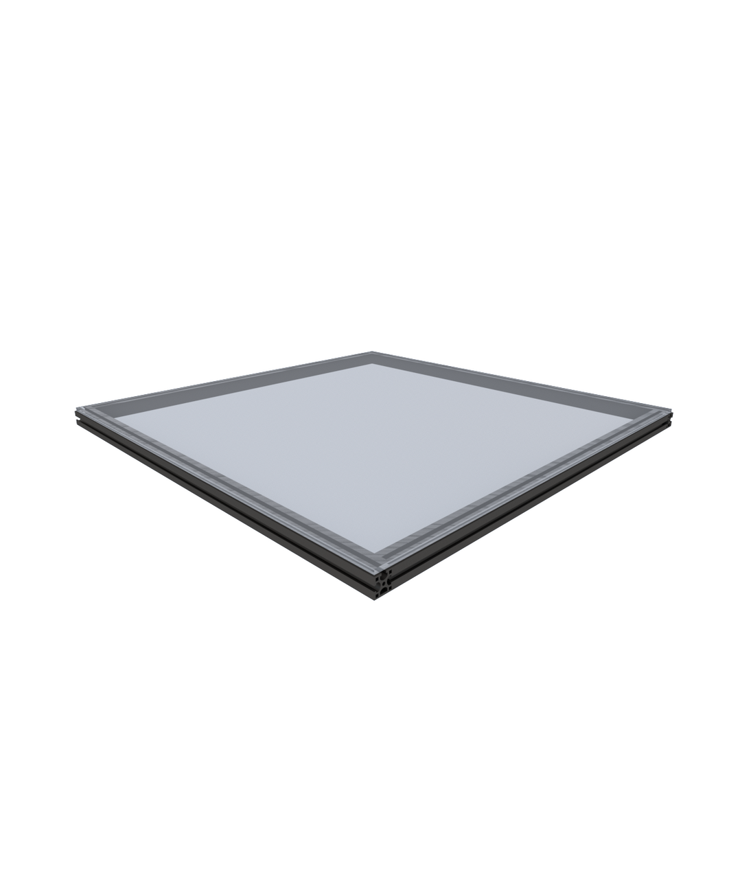 DF120 adjustable half shelf for Moduspace display cases