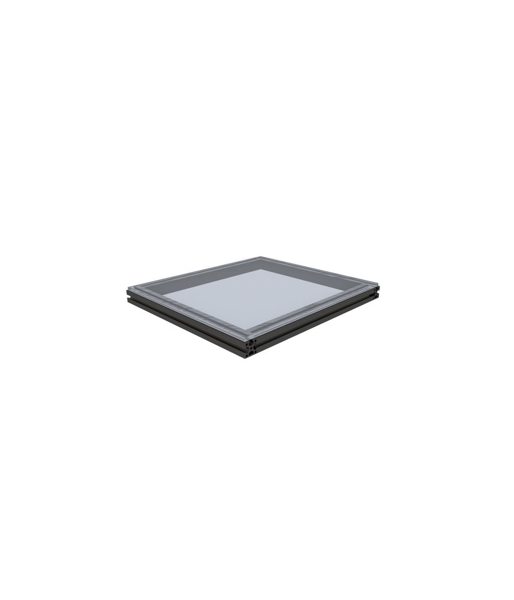 DF30 adjustable half shelf for Moduspace display cases