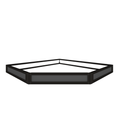 DF Series 45° Corner display risers for Moduspace cases