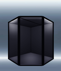 MAX150 45° corner tall acrylic display case for 1/4 and 1/3-scale statues — Moduspace
