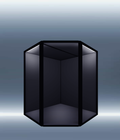 SIXTH98 45° corner tall acrylic display case for figures and Gundam — Moduspace