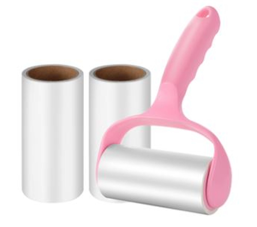 Lint roller for cleaning Moduspace display case felt bases