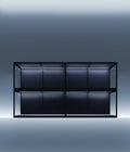 MAX2801 acrylic statue display wall of four MAX140 cases — Moduspace