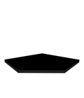 MAX Series 45° Corner adjustable full shelf for Moduspace cases