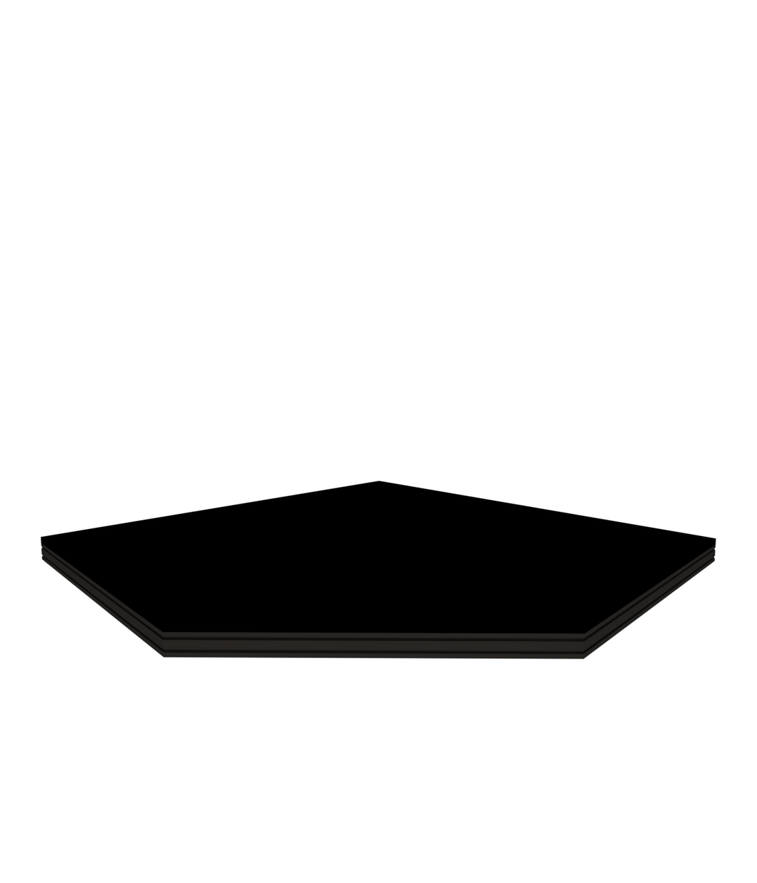 MAX Series 45° Corner adjustable full shelf for Moduspace cases