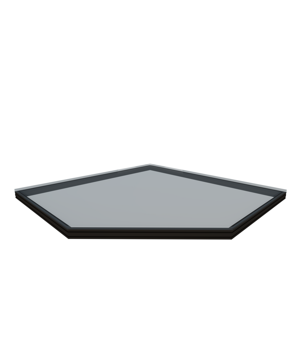 SIXTH Series 45° Corner adjustable full shelf for Moduspace cases