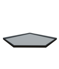 SIXTH Series 45° Corner adjustable full shelf for Moduspace cases
