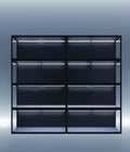 SIXTH2200 Sixth acrylic display wall of eight SIXTH110 cases — Moduspace