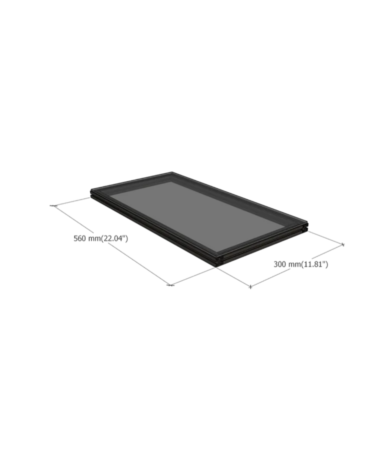 DF30 full shelf dimensions diagram